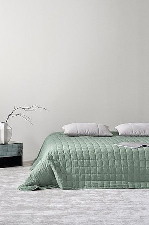 Jotex - Överkast Grågrön JARA - Köp Enkelsäng hos Jotex