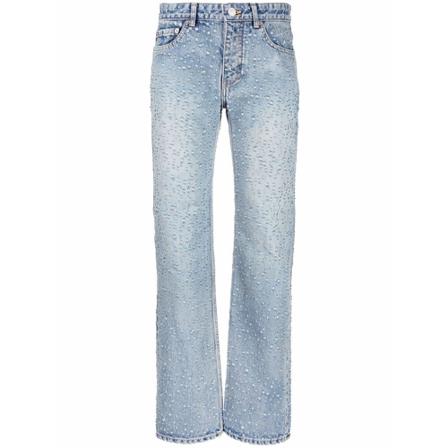 Balenciaga Straight Jeans , Blauw , Dames , Maat: W28
