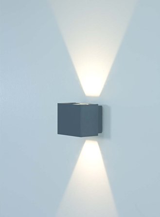 Vesterbro utelampe vegg - antrasitt