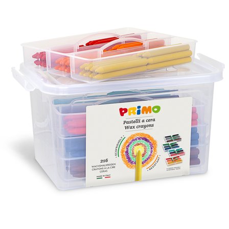 Primo Crayons de cire École Lot de 216