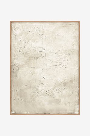 Malerifabrikken - Originalt maleri Simple Living 3, med ramme - Beige - Bilder & skilt - 90X120 - Fra Homeroom