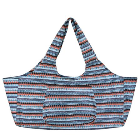 Yogaväska i bohemisk etnisk stil med stor kapacitet och fickor