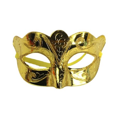 1 stk. maske til maskerade, Halloween-kostumemaske, karnevalsmaske (tilfældig farve)