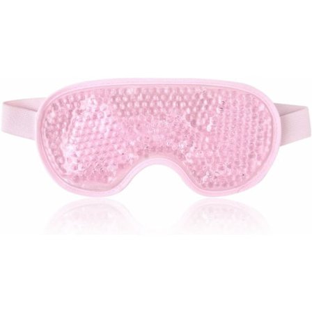 Kylmask för ögonen kan återanvändas (rosa)-
