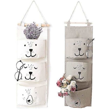 2 stk Tegneserie Henge Oppbevaringspose Vanntett Flere Lag