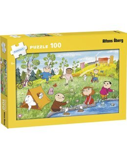 Puslespil Alfons Åberg 100 brikker