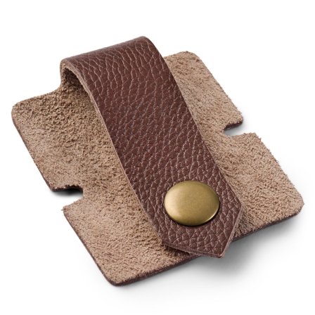 Kaapeliärjestelijä | Tummanruskea nahka | Suuri for Men