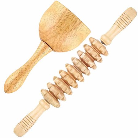 Træ Massage Værktøjer Træ Gua Sha Massage Kop Træ Massager til Anti-Cellulite Lymfedrænage