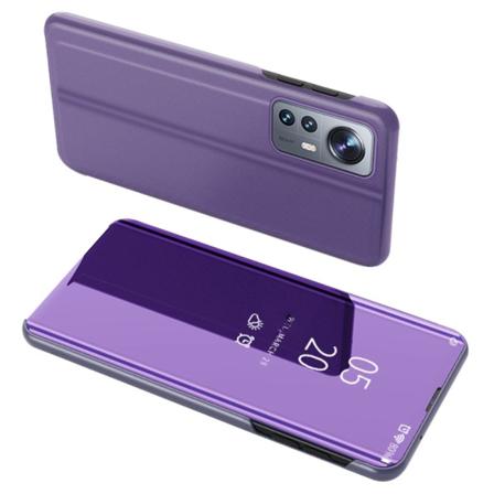 Skalo Xiaomi 12 Pro Clear View Spegel Fodral - Mörklila Mörklila