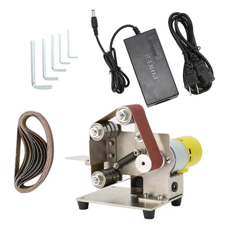 Mini Båndsliber Elektrisk Håndholdt DIY Polering Slibning Maskine Slibere AC110‐240VUS Stik 775(100W)