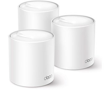 TP-Link Deco X50(3-pack) - Fyndvara - Meshnätverk med WiFi 6 och tre enheter för hela ditt hem