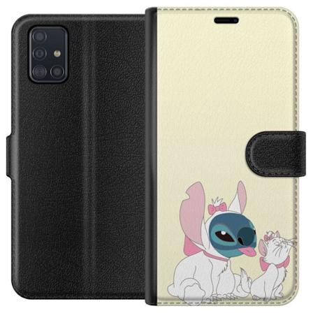 Samsung Galaxy A51 Lompakkokotelo Stitch Aristocats