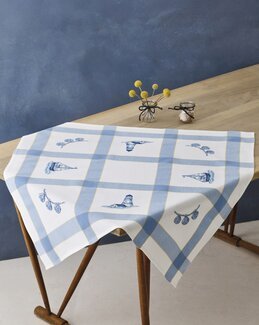 Broderikit Dug Fyrtårn og skib - Permin