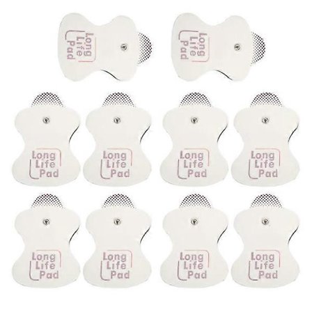 10x elektrodeerstatning for Omron Massasjeapparater Long Life Pad