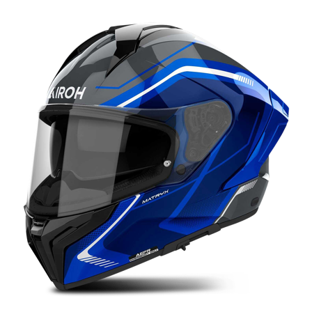 Airoh Matryx Wide Full Face Helmet Glossy Blue L