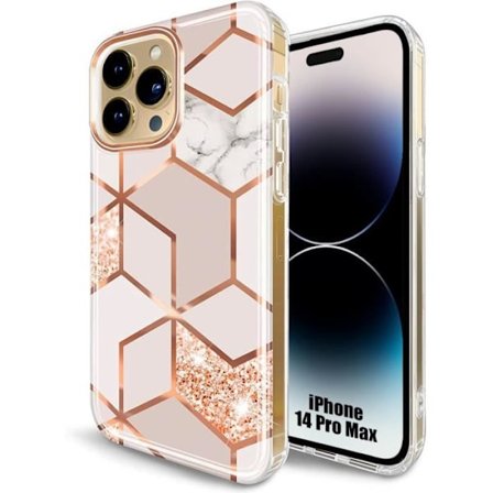 Skal till iPhone 14 Pro Max Skydd Ultratunnt Ljus Mjuk Rosa