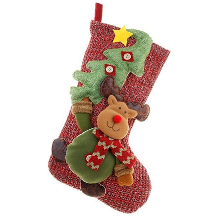 Julstrumpa Öppen Spis Dekor Strumpor Julklappspåsar Nyår Godishållare Juldekor Kompatibel med Hem