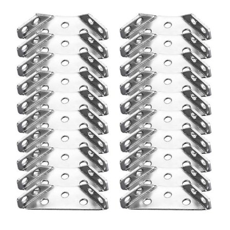 Universell Möbelhörnförbindare Rostfritt Korrosionsbeständig Enkel Installation Hylla Skåp Möbel Triangelstöd Hörnbracket_xi