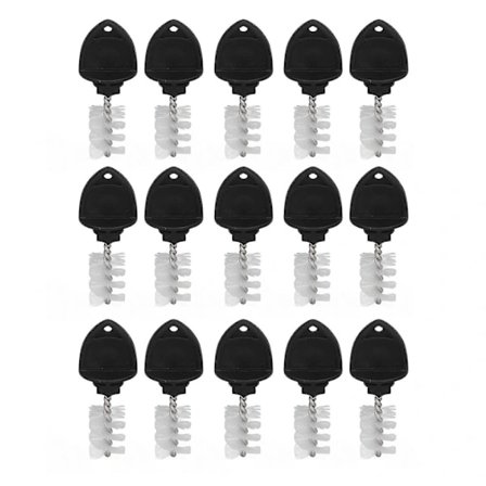 [CA] 15 stk. ølkranplugg børste 304 rustfritt stål ABS ølkranrengjøringsbørste plugg for kjøkken bar