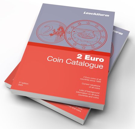 LEUCHTTURM - 2-euro-møntkatalog 2025 - Engelsk
