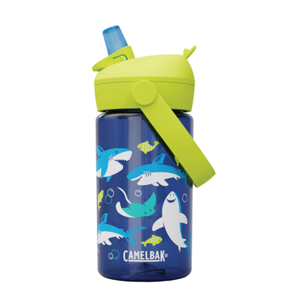 Camelbak Thrive Flip Straw Kids Drikkeflaske, Sharks and Rays, 0,4 L