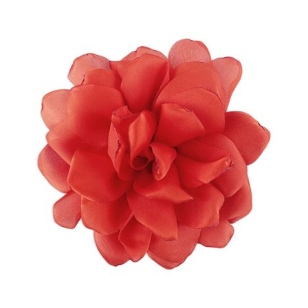 Romantisk Rose Brosch Tyg Rose Blomma Pin-up Brosch RÖD