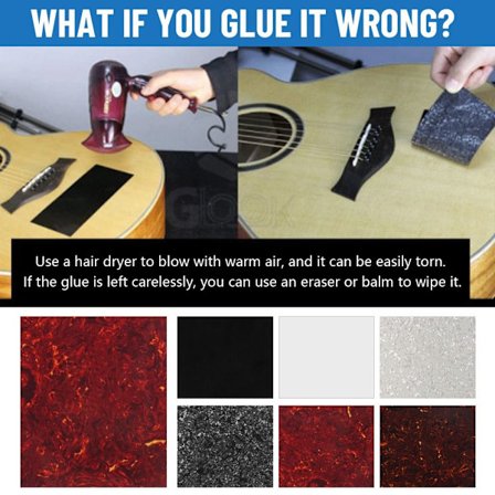 Sähkökitaran osat Kitarabasso Pickguard BROWN BROWN