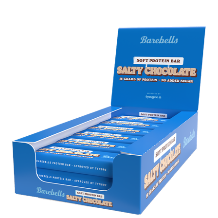 12 x Barebells Soft Bar, 55 g, Salty Chocolate