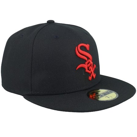 New Era - MLB Svart fitted Caps - Chicago White Sox Ultimate 59FIFTY Black Fitted @ Hatstore