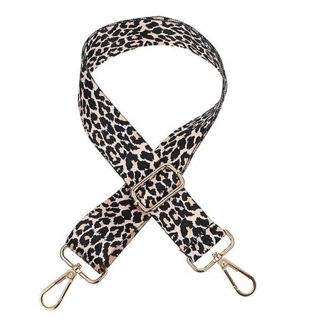 Leopard Print Taske Skulderrem Håndtaske Skulderrem Justerbar Taskerem ,Justerbar Længde 80-140cm (Bredde: 3.8cm) c