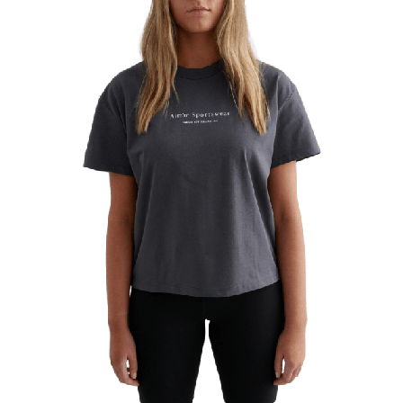 aim'n Serif Boxy T-shirt Tröjor & jackor Dam Grå S