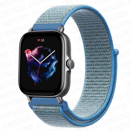 20 mm 22 mm watch för Amazfit Gts/2/2e/4/3/mini Gtr 4/2/3/ pro 47 mm Stratos 3 nylon Pulseira Correa Amazfit bipsband