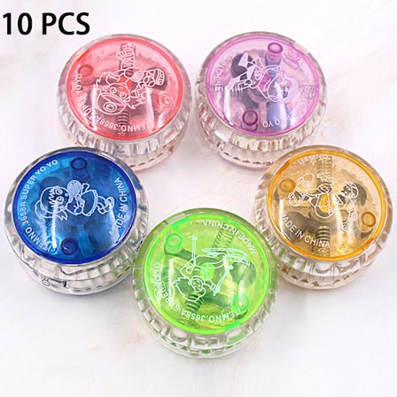 10 st/set Barn Yo-yo Lysande Nya Led Blinkande Boll Par, ZQKLA