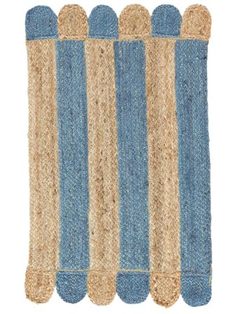 Elba Indoor/Outdoor Rug 80X120 Small Blue/Beige