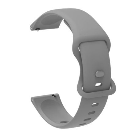 22 mm för Garmin Venu / Samsung Galaxy Watch Active 2 Universal Inner Back Spänne Perforering Silikon Watch Band