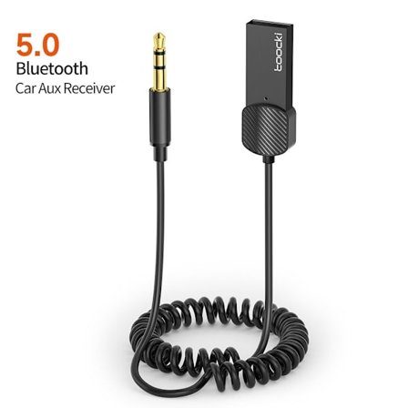 Langaton Bluetooth sovitin Autokaiutin MUSTA