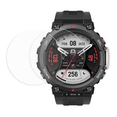 2 Pcs Amazfit T-Rex 2 HD tempered glass screen protector