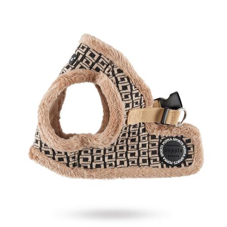 DAMIER Beige - Fodrad Jacket Hundsele - Klassiska hundselar, Jacket, Step-in, Y-Selar Dragselar, Fodrade vinterselar på Doggie.se