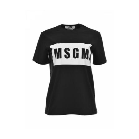 Msgm T-Shirts , Zwart , Dames , Maat: L