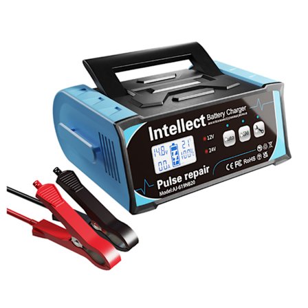 Bilbatterilader, 6 AMP, 12V Smart Batteri Vedligeholdelseslader Bil 12V Batteri Vedligeholdelseslader Desulfator