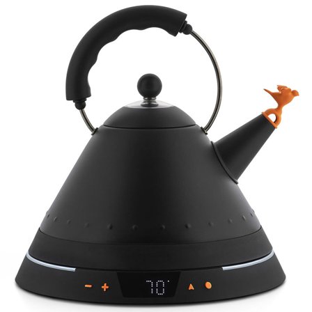 Alessi Elkedel 1,5 liter, sort | KitchenOne