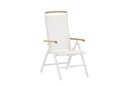 Venture Home Panama 6149-400 Positionsstol 2-pack Vit, Utemöbler