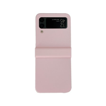 SAM Galaxy ZFlip 3, Solid Farge Telefondeksel, PC Telefondeksel, (Rosa)