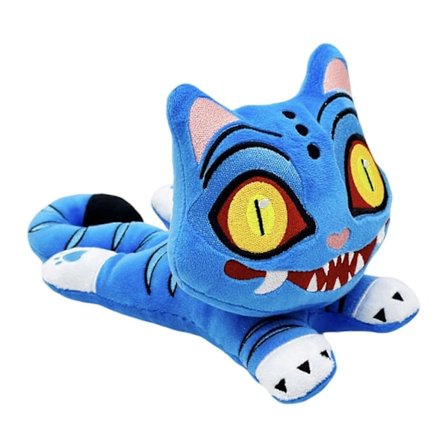 Søte utstoppede dyr myk plysjdukke Devil Hunter-tema leketøysdekorasjoner for Anime-fans bursdagsjulegave flerfarget