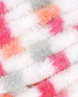 Garn Hygge Multi 100g Rosa/oransje - Gjestal Garn