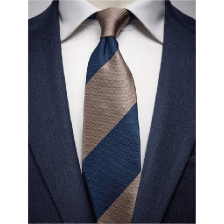 John Henric Tie Stripe Kostymtillbehör Herr Blå 7,5