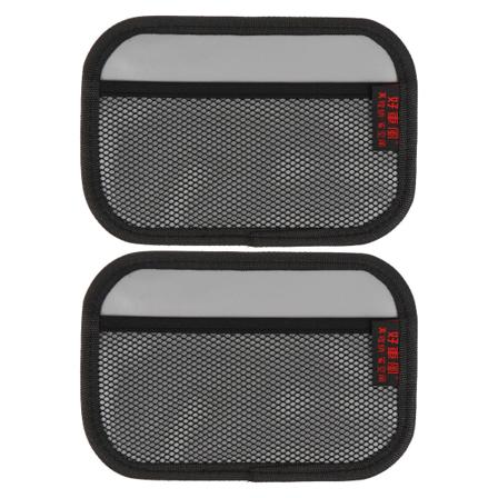 2 kpl Auton Tarrakiinnitteinen Säilytyskassi Verkkokassi Mesh-Tasku Auton Säilytyskassi Harmaa 20.3X14cm Gray 20.3X14cm