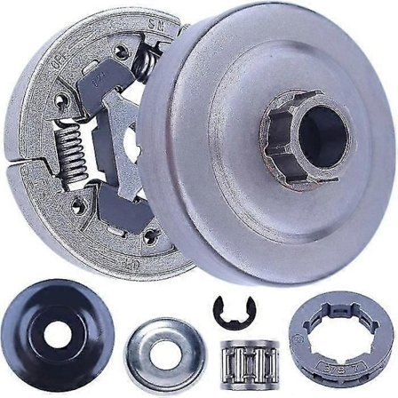 3/8 Fælgkædehjulssæt Kompatibelt med Stihl MS461 MS 461 TRAUX LÅG DÆKSEL DÆKSEL-WELLNGS