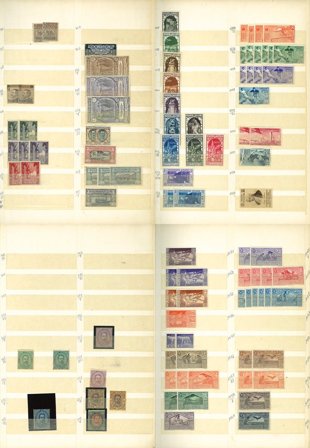 Italien - Dubletsamling i 1 indstiksbog - Postfrisk