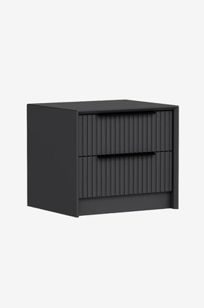 Hanah Home - Yöpöytä Maverick - Harmaa - Yöpöydät - - Homeroom